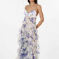 MENTI Iris Flower Maxi Dress Menti