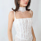 Millie Modelli Celestial Embellished Mini Dress hire – white