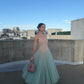 Montsand Mint Ombre Lace Midi Dress hire