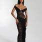 Natalie Rolt Aubrey Dress hire – black