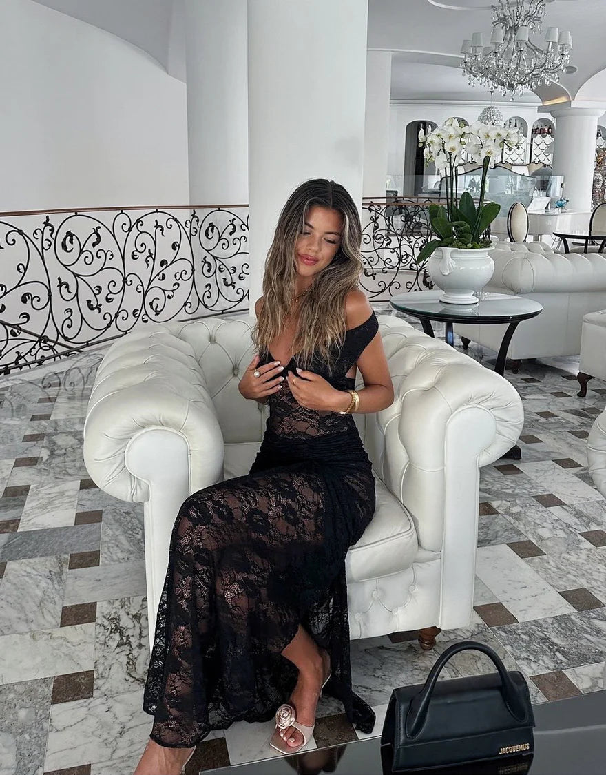 Natalie Rolt Aubrey Dress hire – black