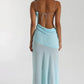 Natalie Rolt Dahlia Dress hire – baby blue