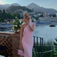 Natalie Rolt Fabienne Gown hire – blossom pink