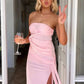 Natalie Rolt Miranda Gown hire – blossom pink