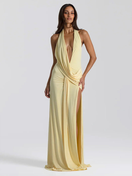 Natalie Rolt Winona Gown hire – lemon