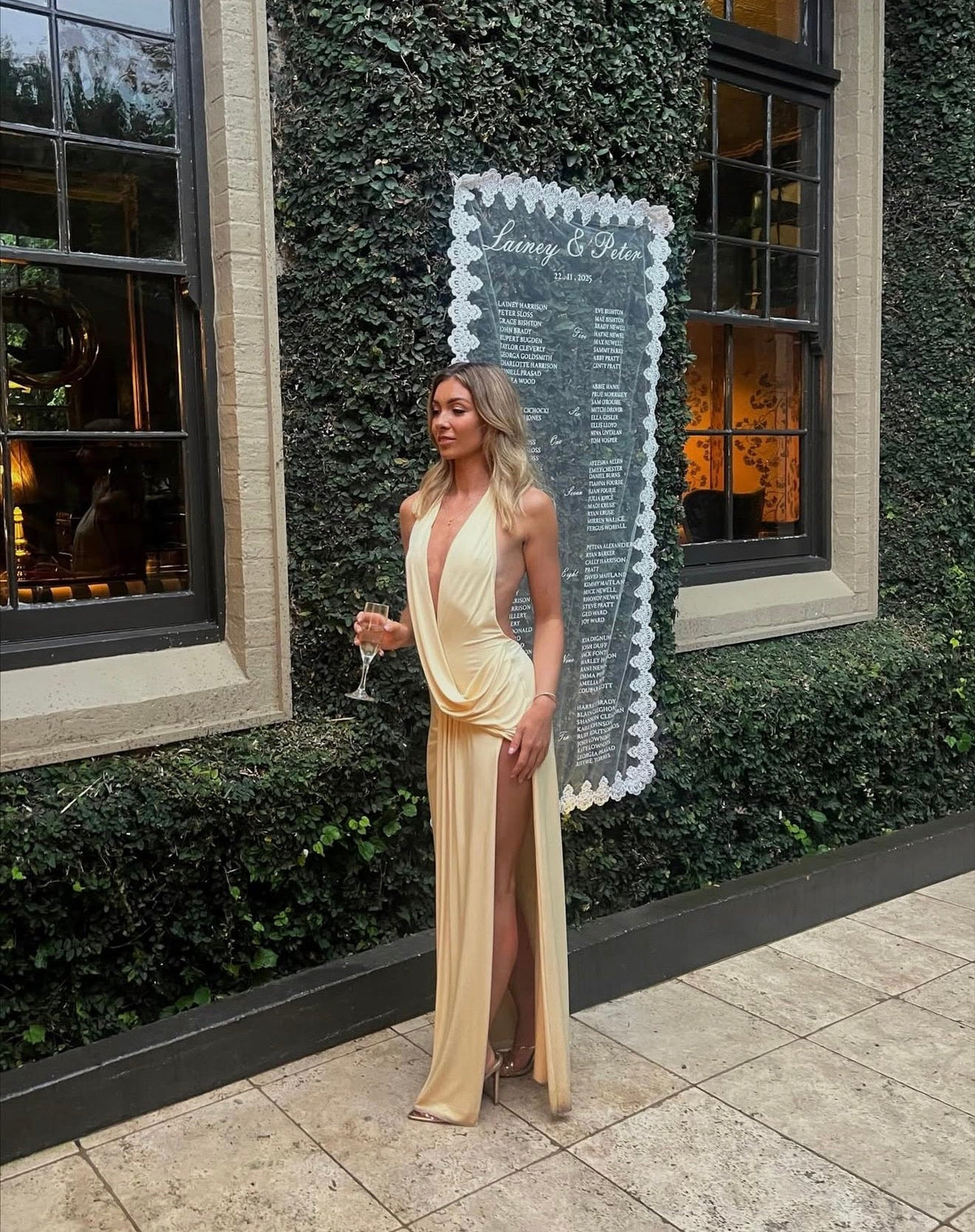 Natalie Rolt Winona Gown hire – lemon