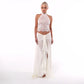 Ooh The Label Poppy Top and Wilhelmina Skirt Set hire – white
