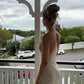 Rat & Boa Olympia Sequin Maxi Dress hire – ivory