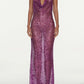 Rat & Boa Verona Sequin Dress hire – pink