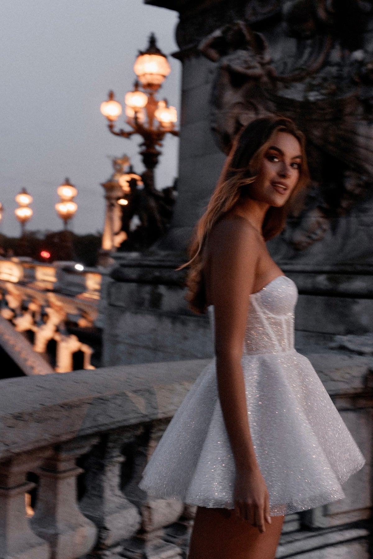 Rosie Etienne Emmelie Dress hire – white