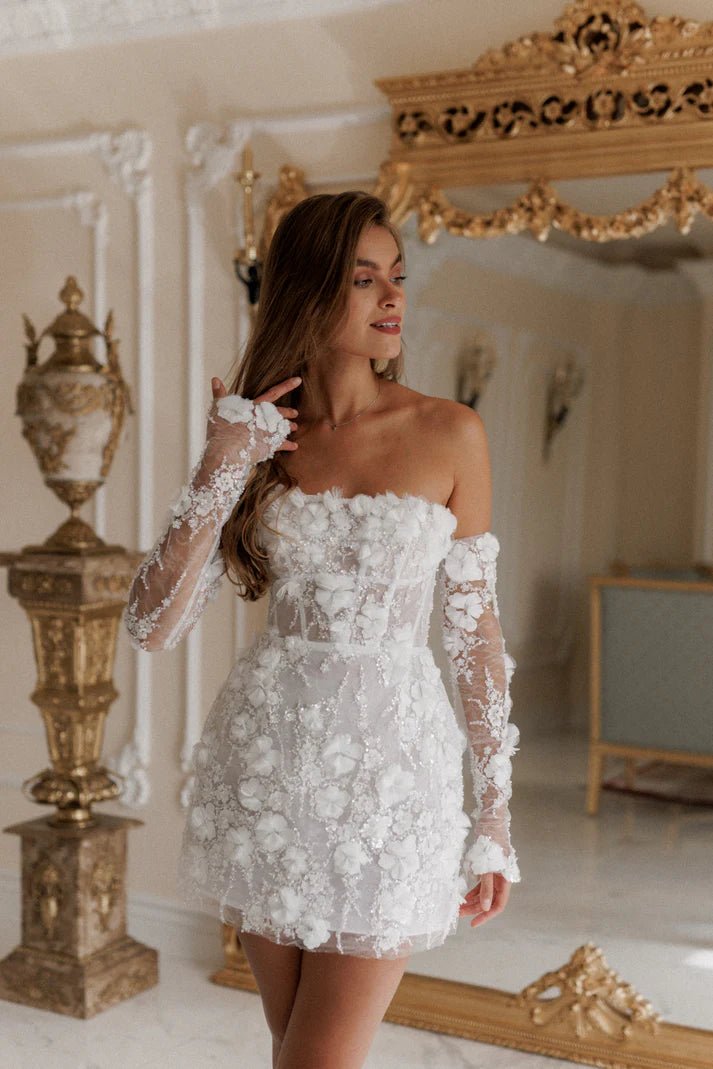 Rosie Etienne Isabelle Dress hire – white