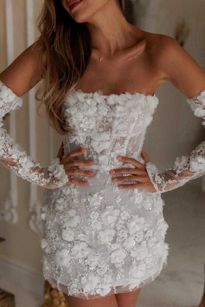 Rosie Etienne Isabelle Dress hire – white