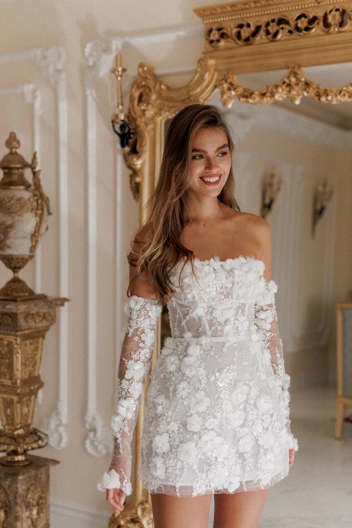 Rosie Etienne Isabelle Dress hire – white