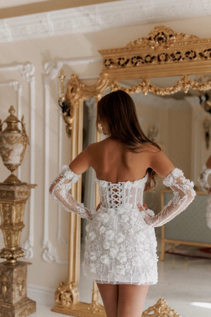 Rosie Etienne Isabelle Dress hire – white