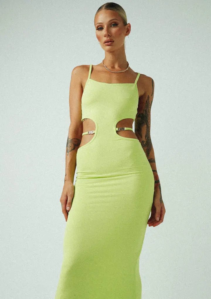 Selling - Jagger and Stone Kendall Maxi Dress Lime Jagger & Stone